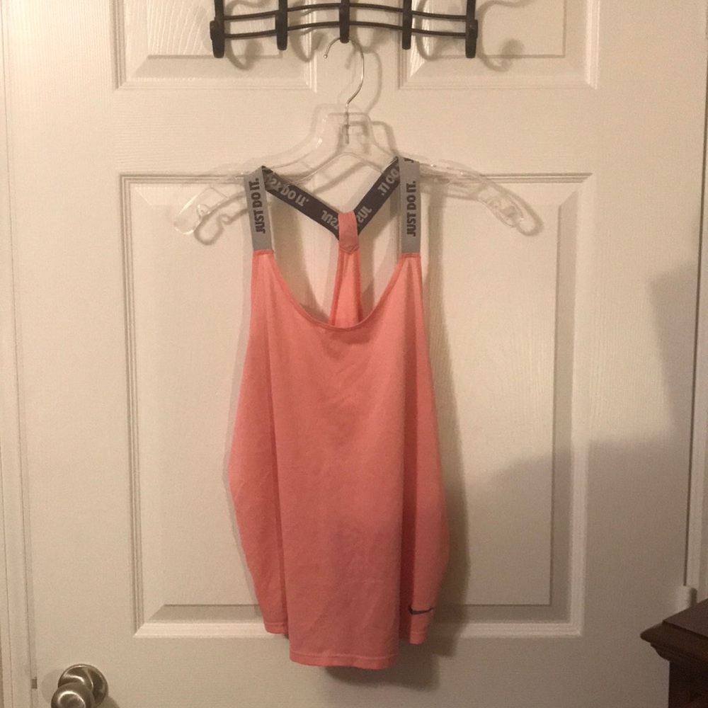 Nike Dri-Fit Peach Racerback Workout Tank Top